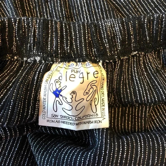 Alegre Linen Blend Play Fair Have Fun  Hand Painted Summer Maxi Skirt size S - Picture 7 of 9